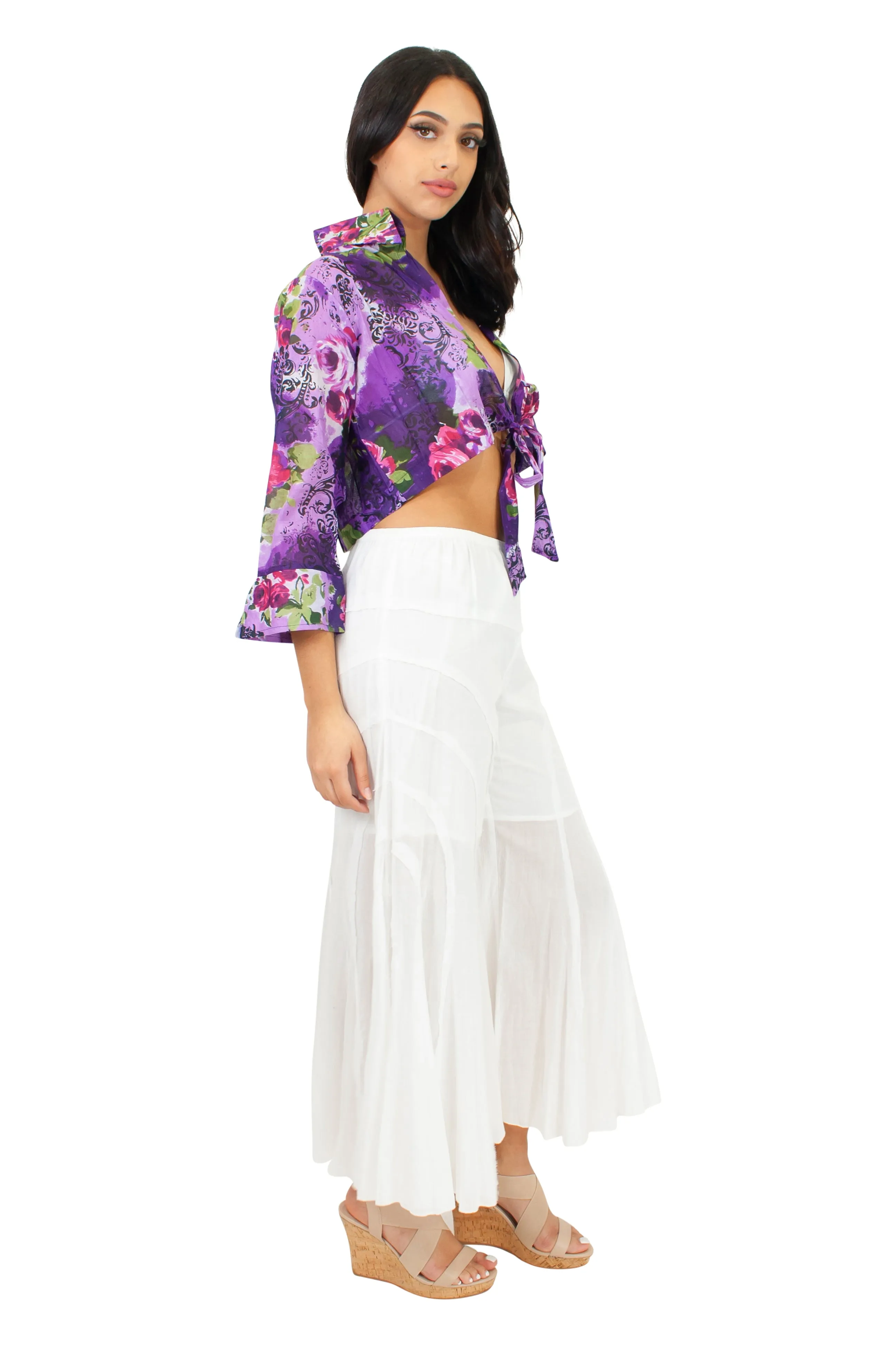 T-81 Blouse in White