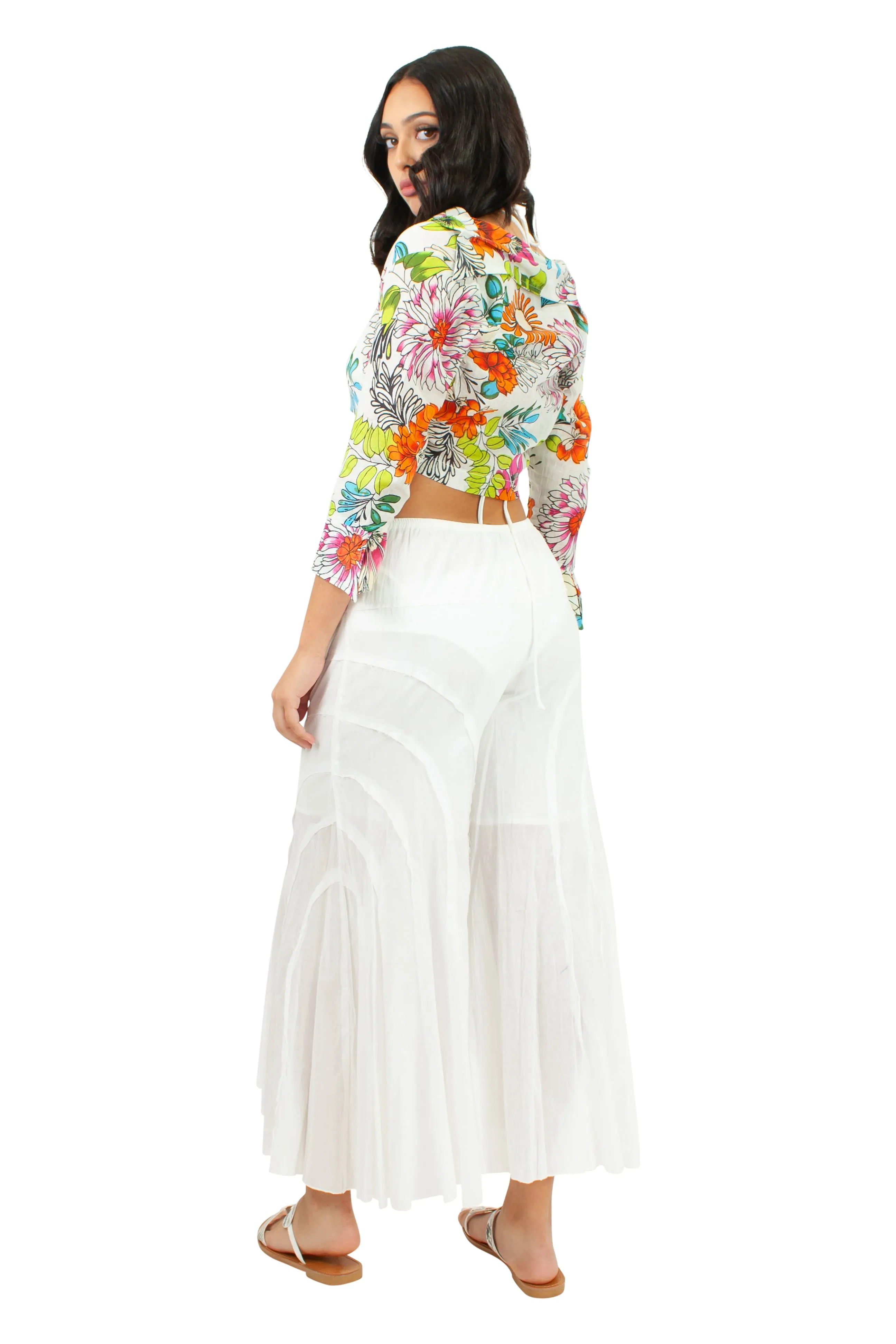 T-81 Blouse in White