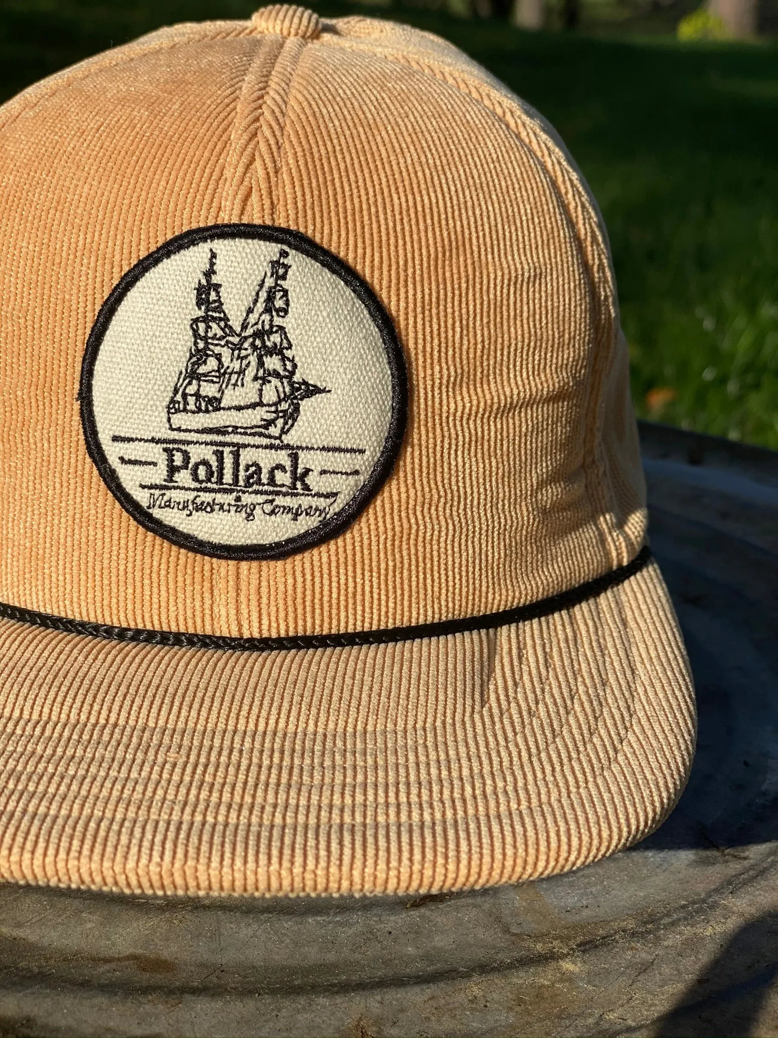 TAN CORDUROY SNAPBACK