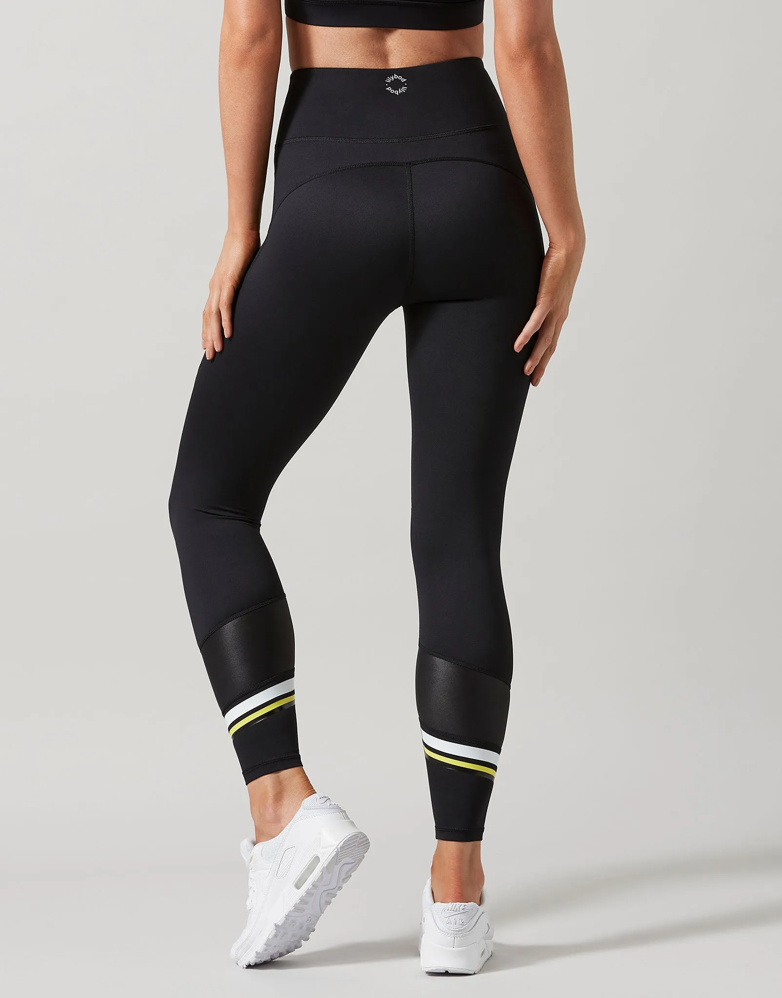 Tatiana Leggings in Black & Yellow