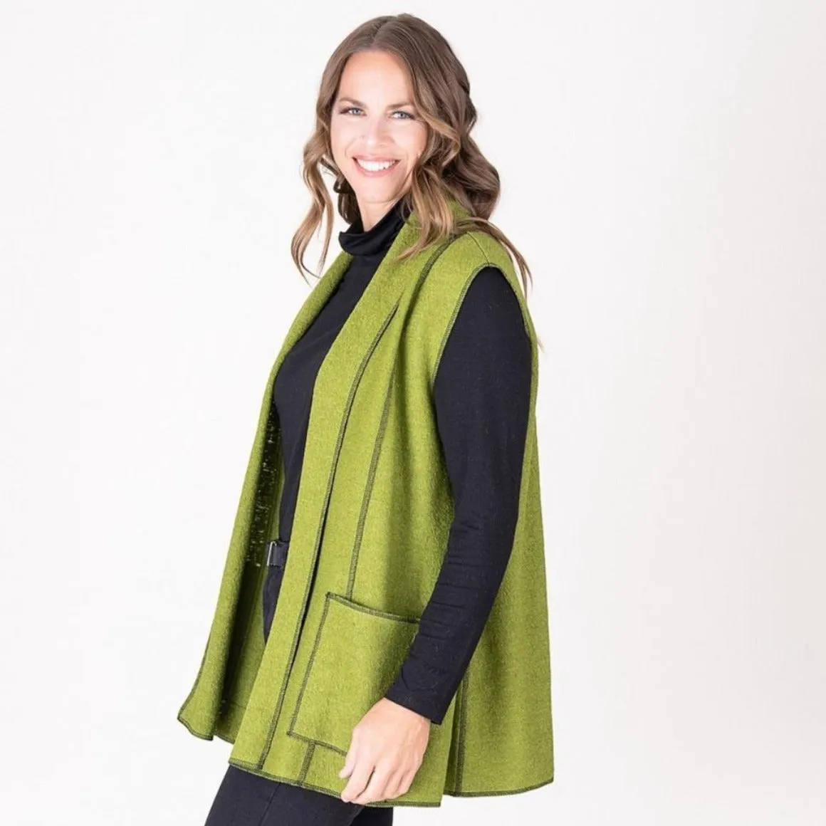 The Lisa Vest, Wool Blend