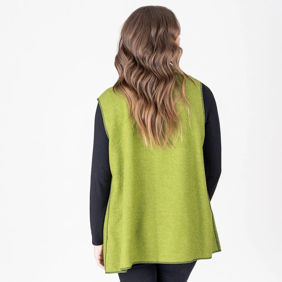 The Lisa Vest, Wool Blend