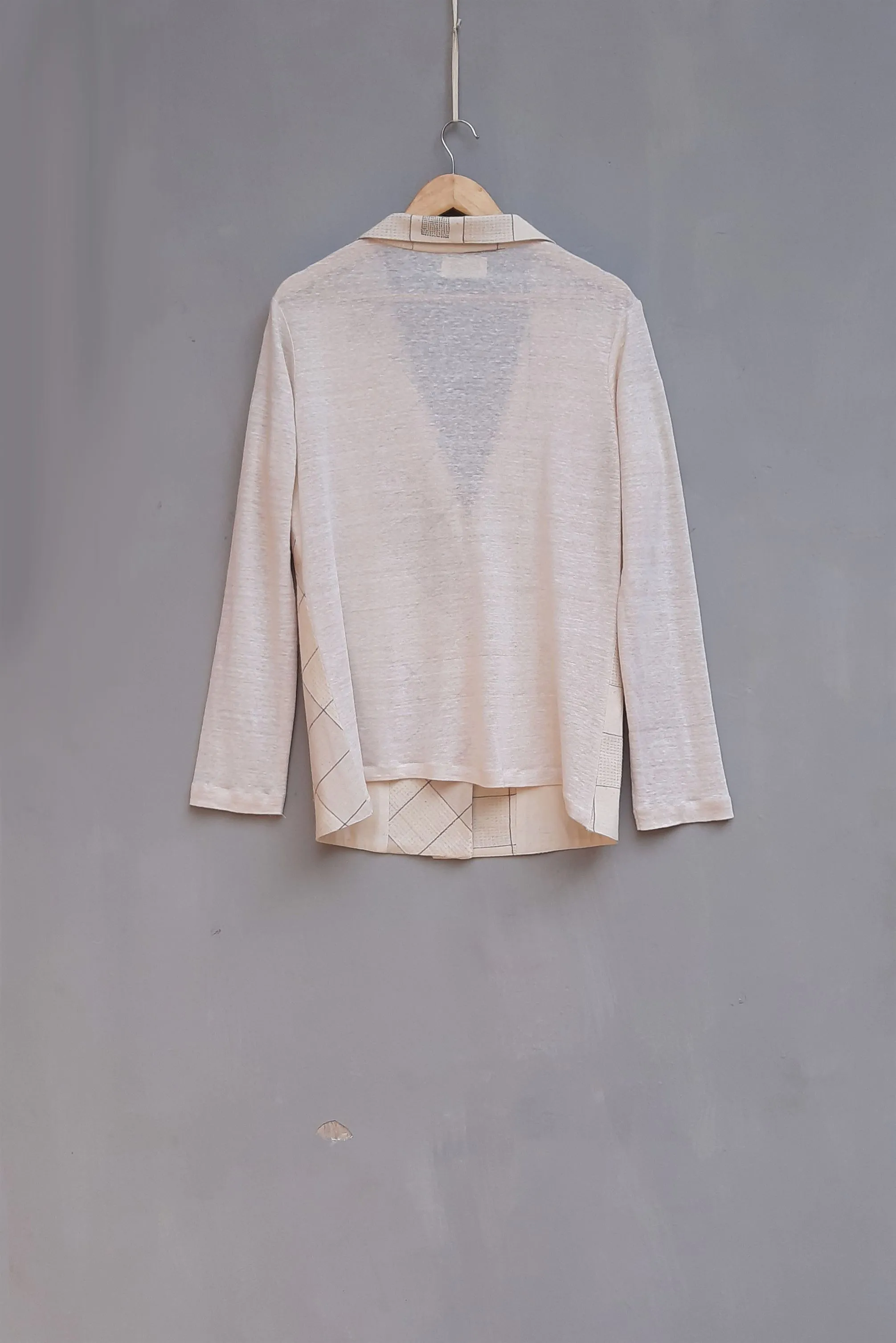 Urvashi Kaur   I   Nagoya JACKET ROCHA Hand Spun Cotton Shell TESSELLATE- 13