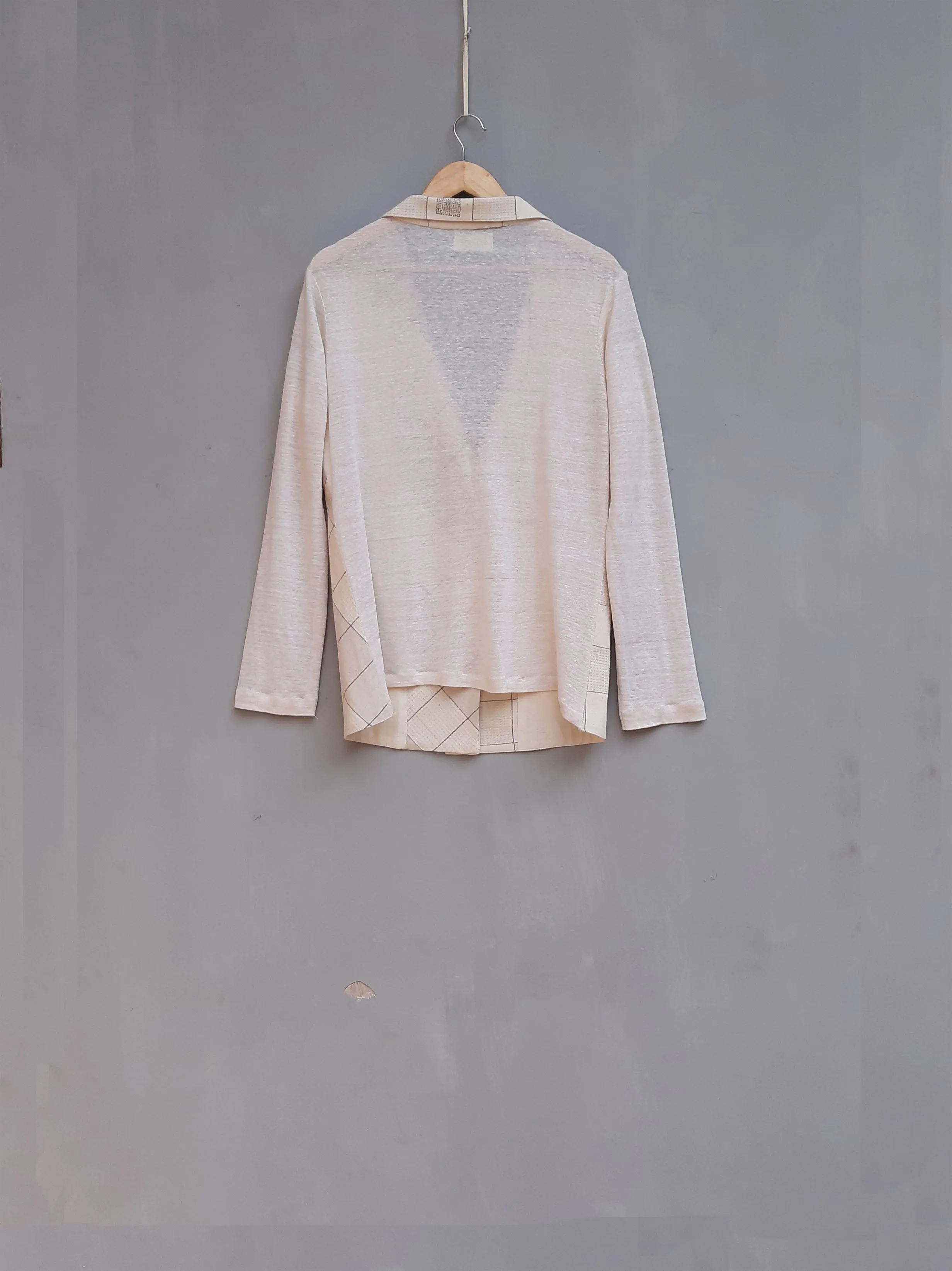 Urvashi Kaur   I   Nagoya JACKET ROCHA Hand Spun Cotton Shell TESSELLATE- 13