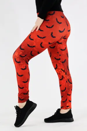 Vampire Bat - Casual Full Leggings