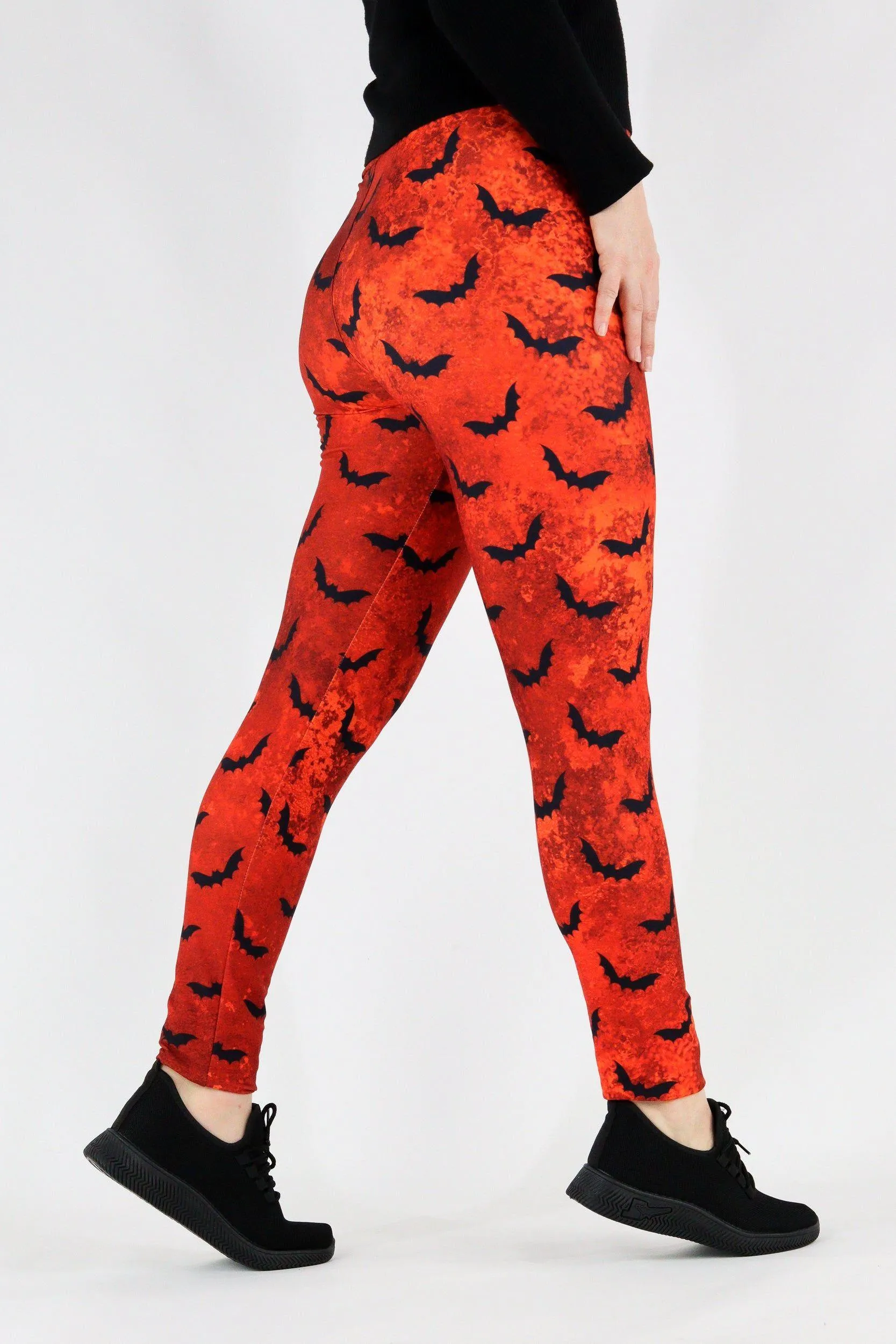Vampire Bat - Casual Full Leggings