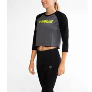Virus | WPC23 Virus Outline Premium Raglan Crop