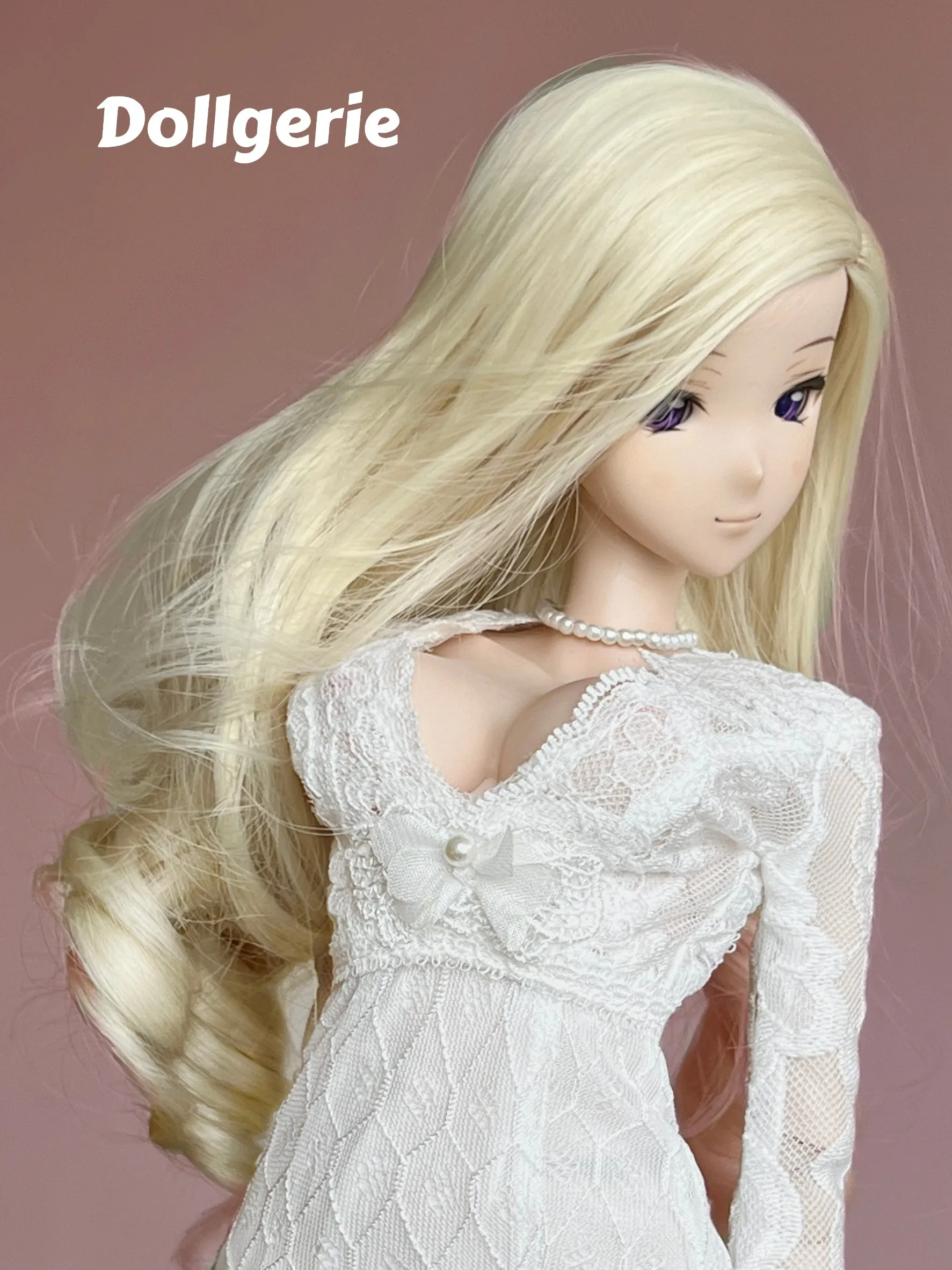White Lace Mermaid Bridal Dress for SmD