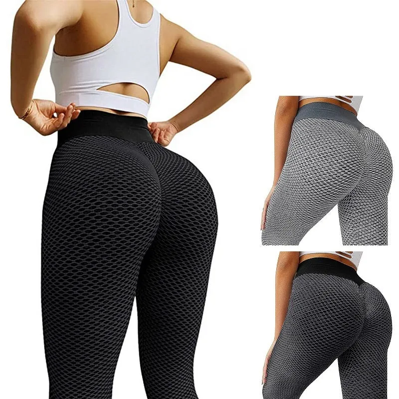 Womens Sexy High Waisted Leggings Butt Lifting Yoga Pants