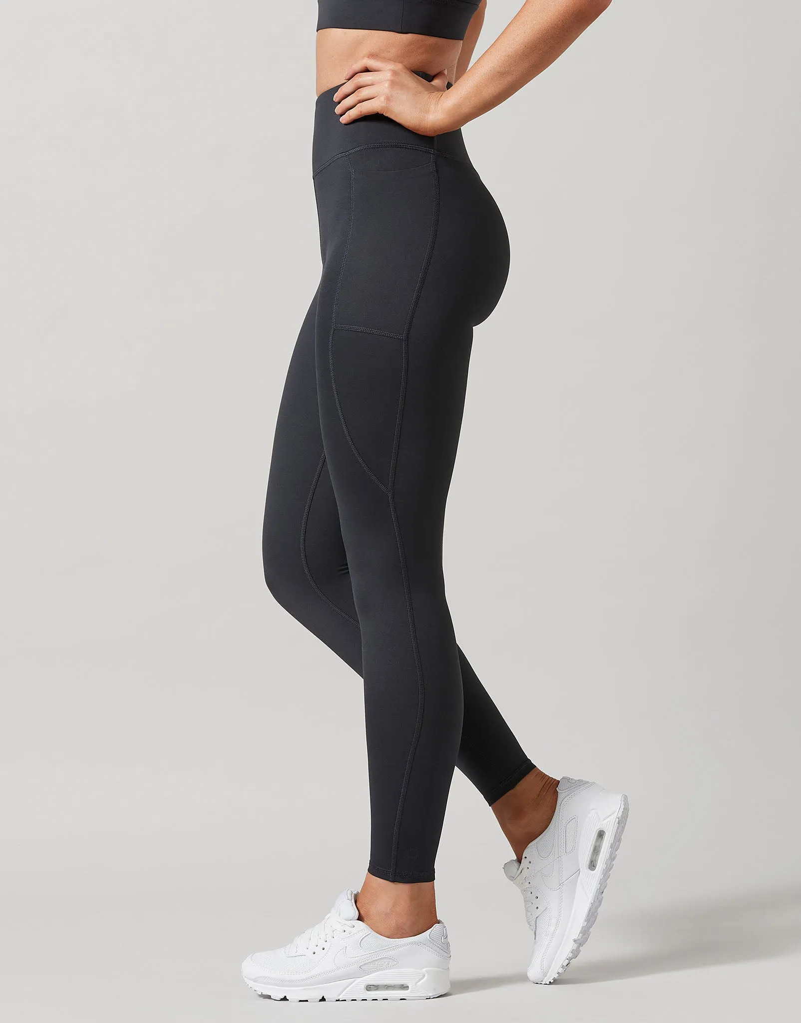 ZOE Air-Core Full Length Leggings - Charcoal