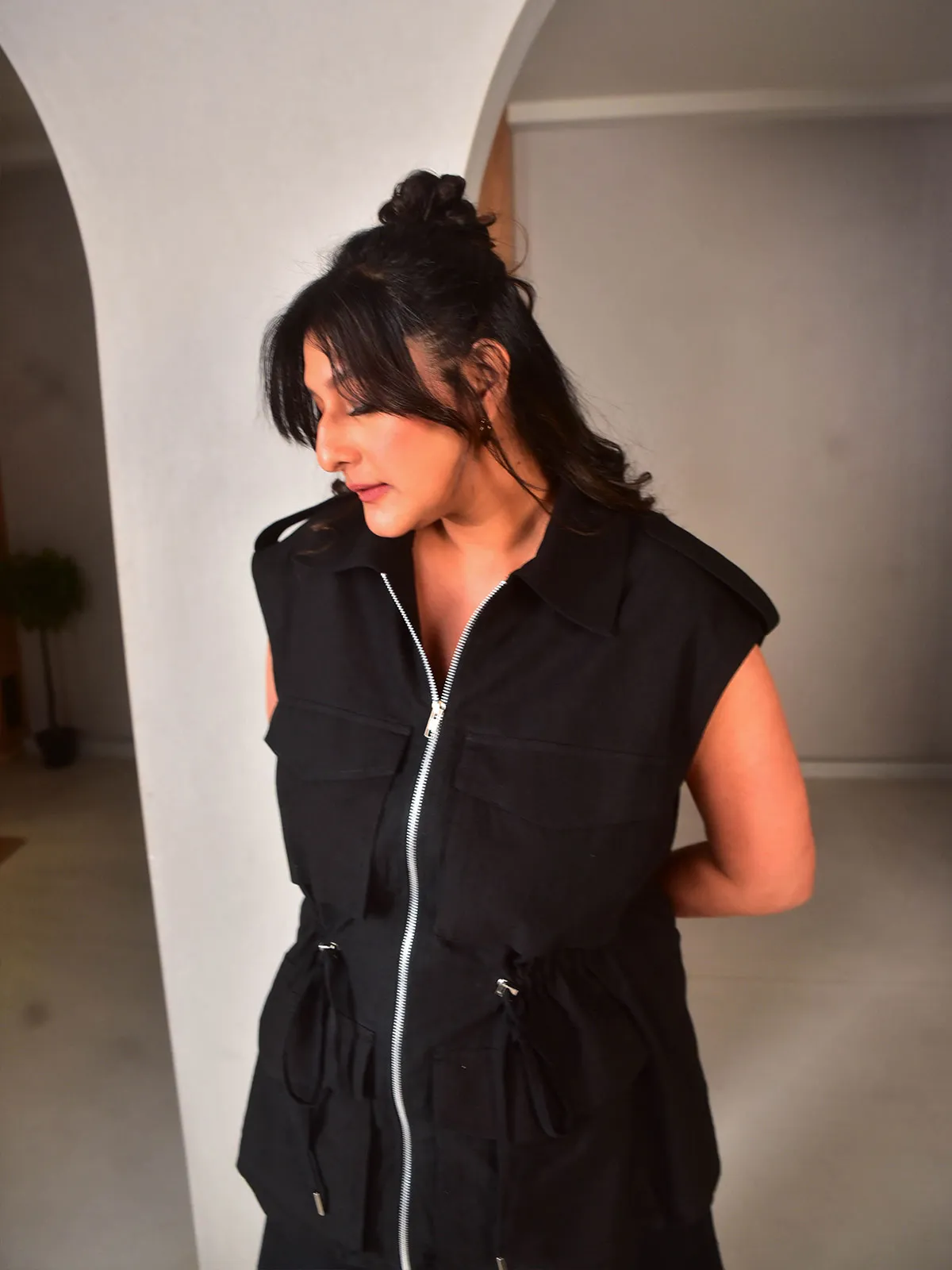 Zoey Sleeveless Jacket